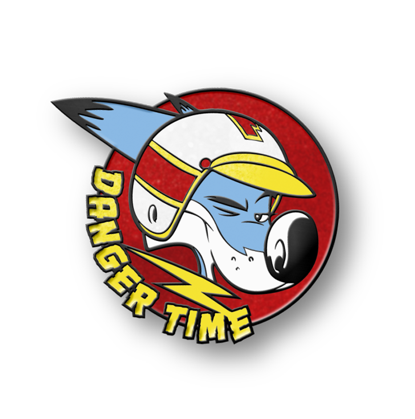 Forest Folk – Filburt Danger Time Enamel Pin – RAID PRESS